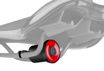 Picture of FORCE REAR LIGHT GLITZ 20LED USB